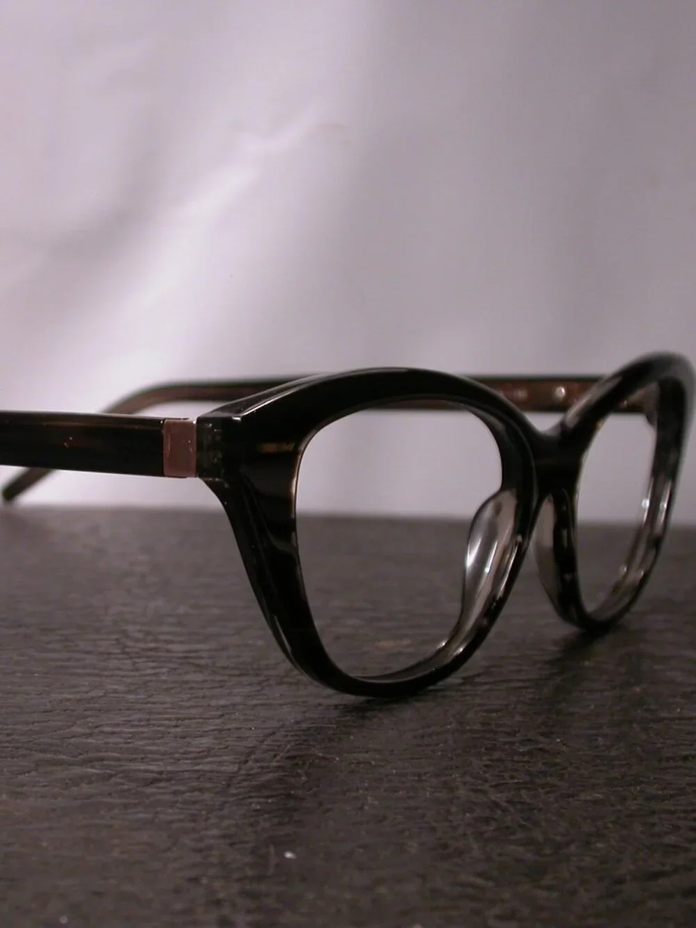 Tom Davies Dark Tortoise Stripe Hand Made Eyeglasses Frames TD675